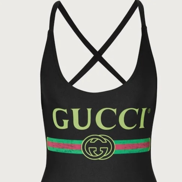 NWT Gucci sparkling swimsuit authentic - Picture 2 of 4